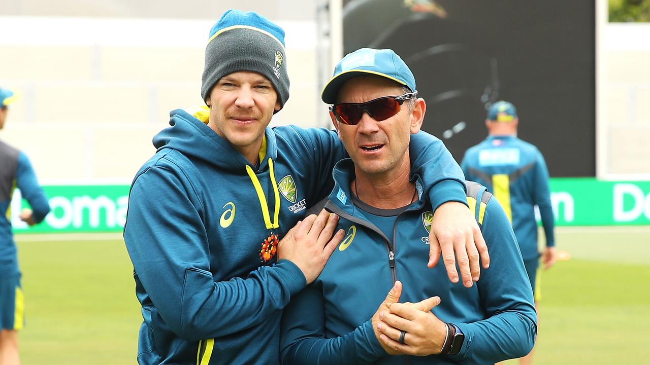 Tim Paine has broken his silence and supported Justin Langer. Photo: Getty Images