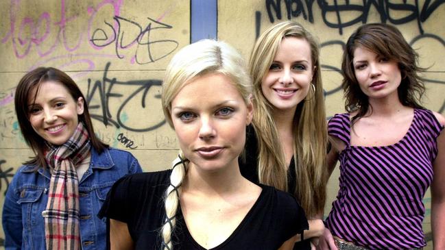 Bardot’s Sally Polihronas, Sophie Monk, Belinda Chapple and Tiffany Wood.