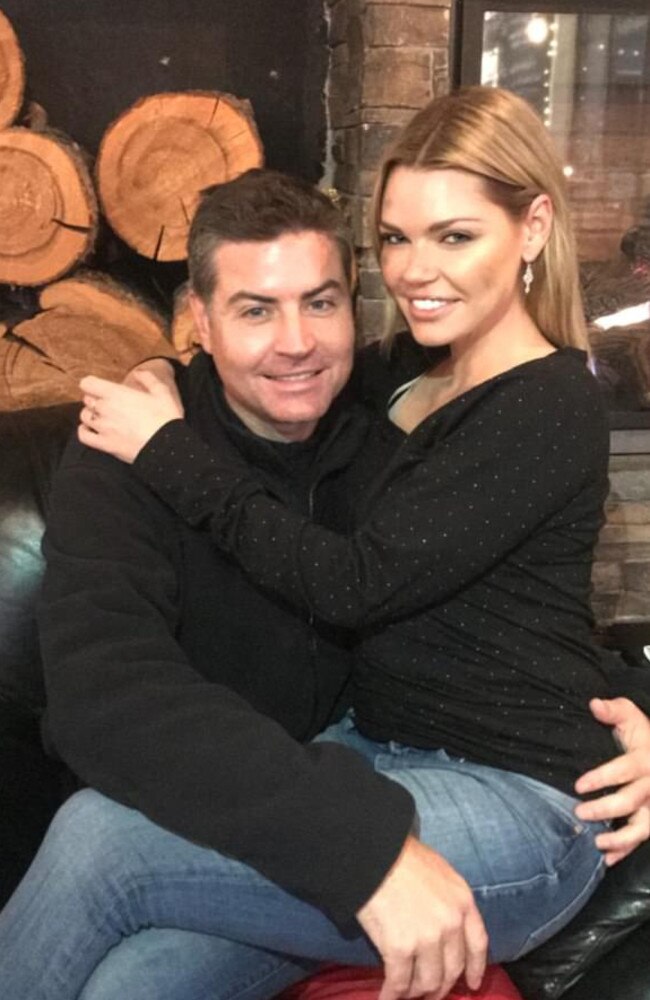 Sophie Monk and Stu Laundy in Canada before they split. Picture: Supplied/Instagram