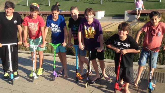 A group of skateboarders, pictured in 2015, still faces a wait for a skate park at Greystanes.