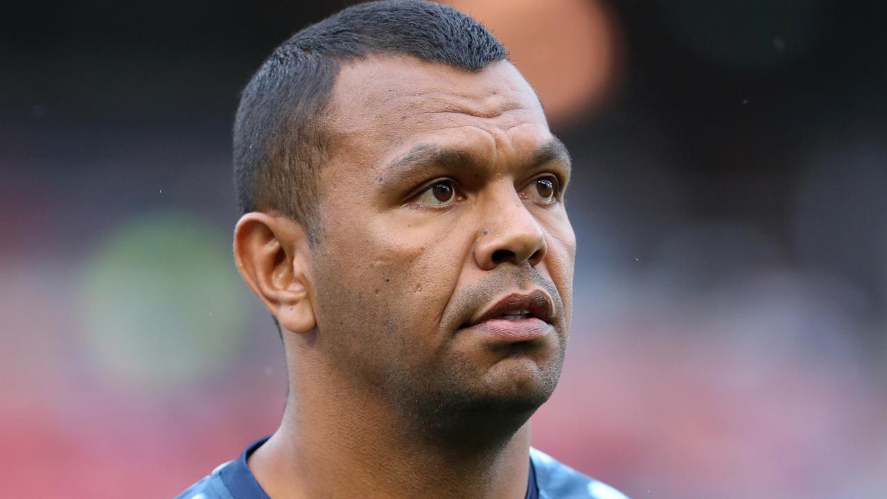 Kurtley Beale was stopped by police after leaving training. (Photo by Tony Feder/Getty Images)