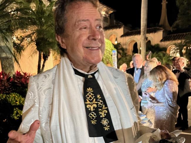 Charles Billich at Donald Trump's new year’s eve party at Mar-a-Lago.