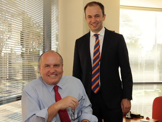 Police and Emergency ­Services Minister David Elliott (left) and Environment Minister Matt Kean.