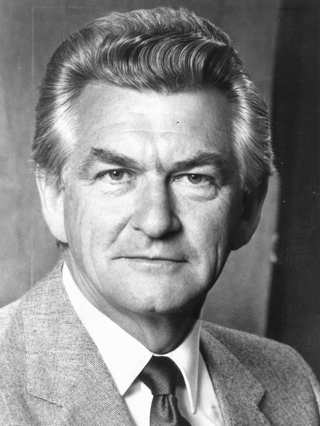 Bob Hawke. Picture: Supplied