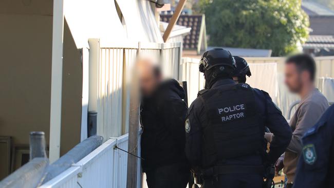 The 44-year-old man was arrested from a home in Canley Heights. Picture: NSW Police