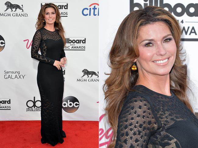 Shania Twain arrives at the 2014 Billboard Music Awards. Pictures: Getty