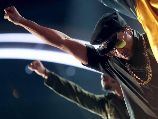 Q-Tip performs during The 59th GRAMMY Awards at STAPLES Center on February 12, 2017 in Los Angeles, California. Picture: Getty