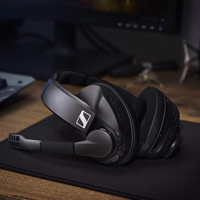 Sennheiser's GSP 370 headphones are designed for wireless gaming.