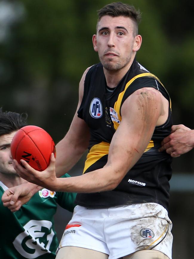 Heidelberg captain Sam Gilmore. Picture: Stuart Milligan