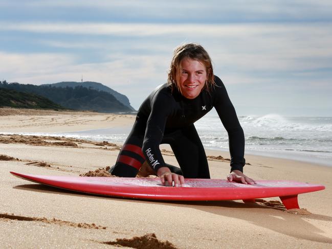 Max was able to balance the man on his board. Picture: AAP IMAGE / MARK SCOTT