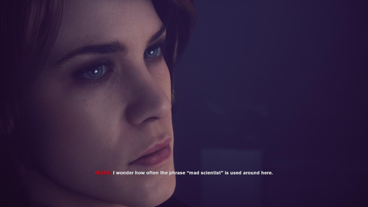 Jesse’s often wry internal monologue adds some insights into her thoughts and the game’s story.