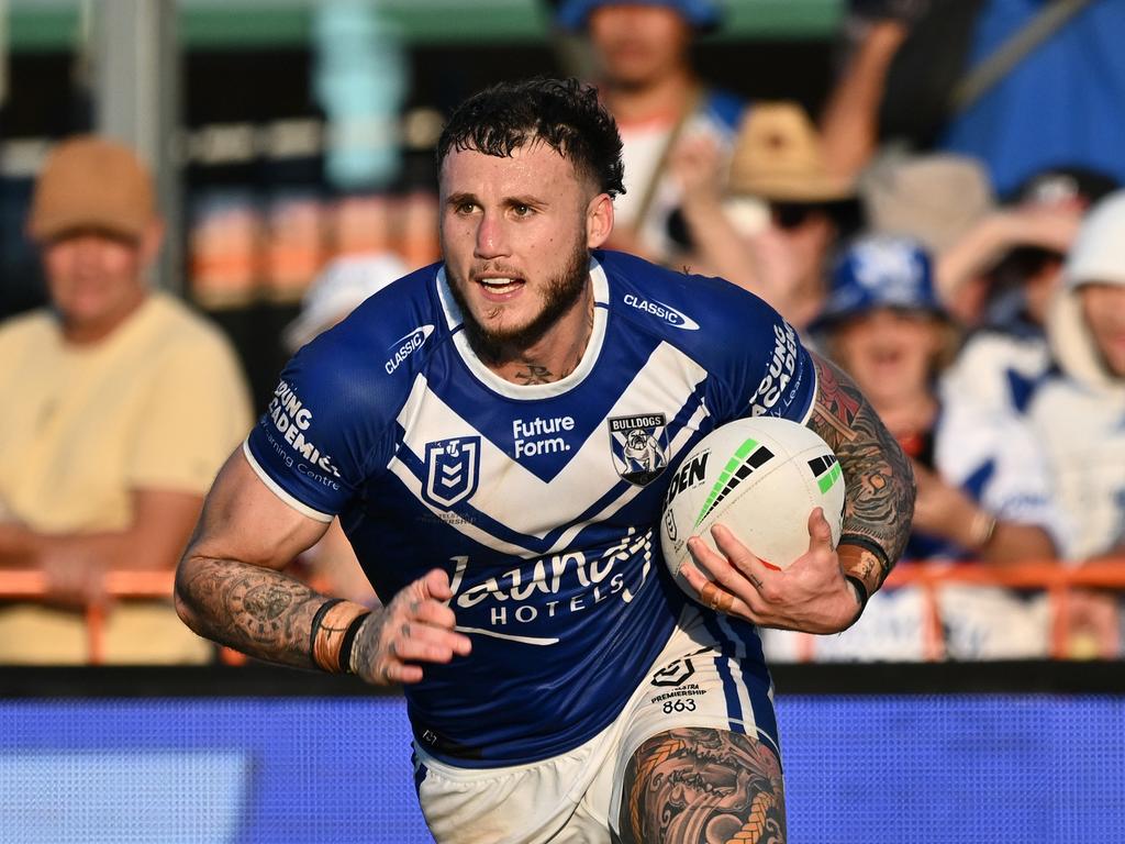 Bronson Xerri will be at the Bulldogs until the end of 2027. Picture: Emily Barker/Getty Images