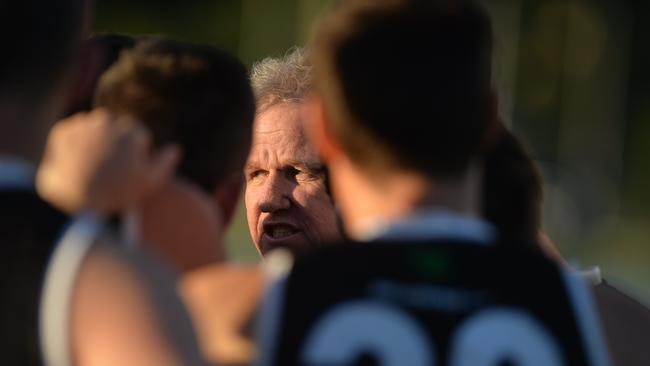 Gary Downes currently coaches the Mackay Magpies AFL team.