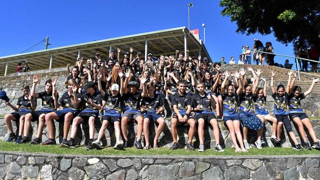 GAME ON: Players from the six Gympie Touch sides competing in the Junior State Cup in Hervey Bay this week. Picture: Donna Jones