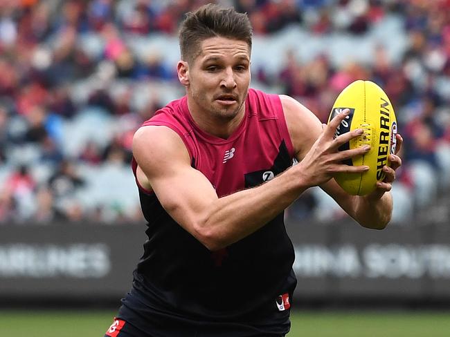 Jesse Hogan’s chances of getting to Fremantle are not dead yet. Picture: AAP