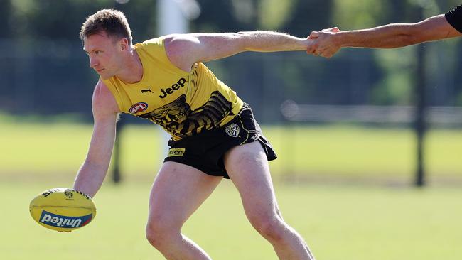 Richmond’s Dylan Grimes was targeted by an online troll. Picture: Michael Klein