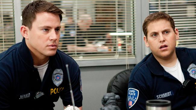 Channing Tatum and Jonah Hill in 21 Jump Street.