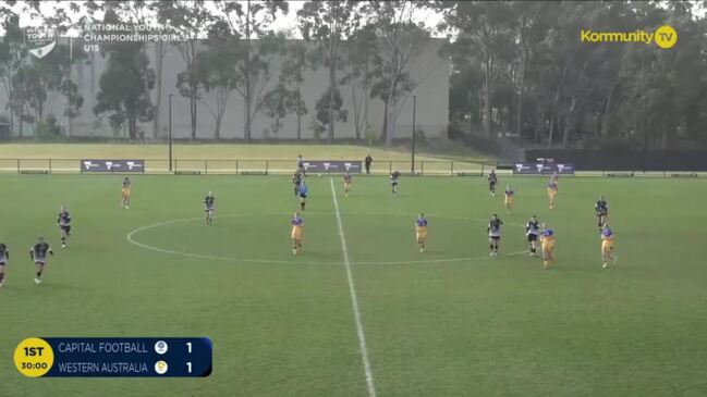 Replay: Capital Football v Western Australia (15A) - Football Australia Girls National Youth Championships Day 2