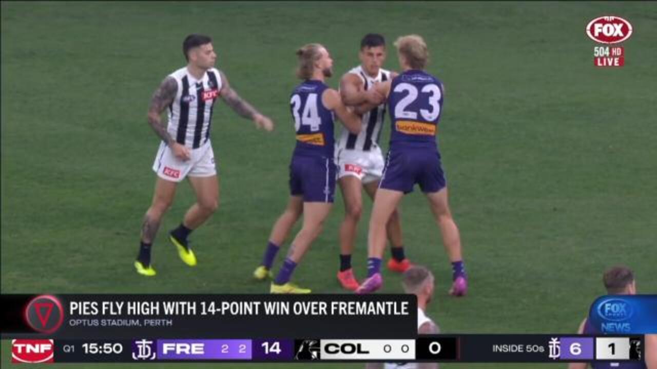 Pies fly high with win over Fremantle