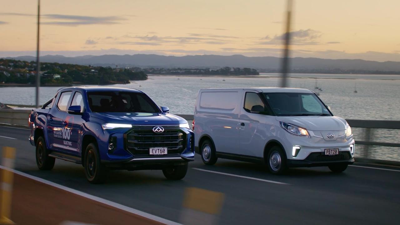 The LDV eT60 electric ute will joined by electric vans.