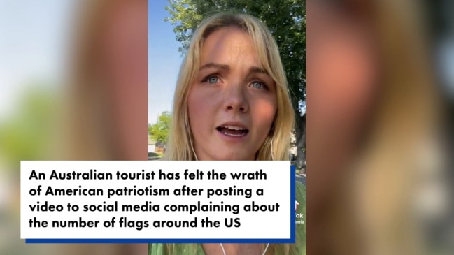 Australian TikToker traveling in US deletes account after criticizing nation’s patriotism: ‘Too many Americans flags’