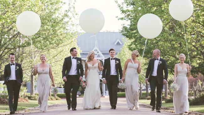 The Sunday Telegraph. Wedding songs story. Pictured Marni and Campbell Longmore. Credit: Popcorn Photography