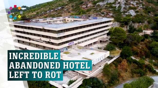 Incredible abandoned hotel left to rot