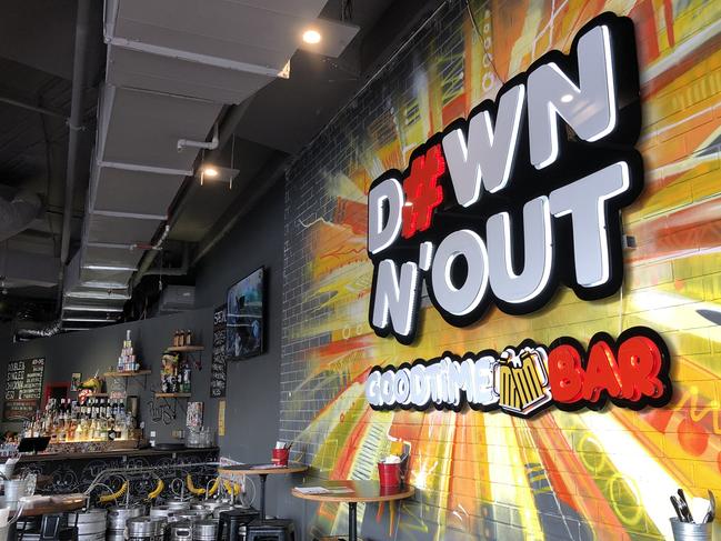 The new Down N' Out Goodtime Bar.