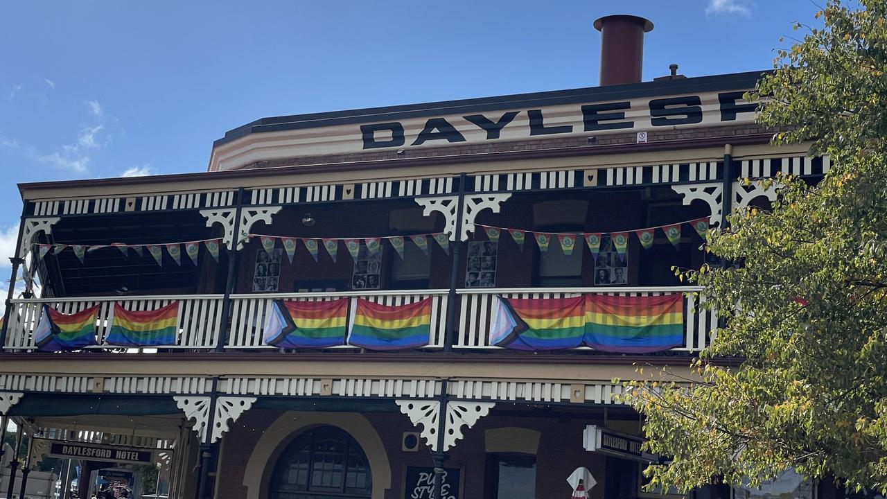 Chill Out Festival Pride Parade in Daylesford, 2023.