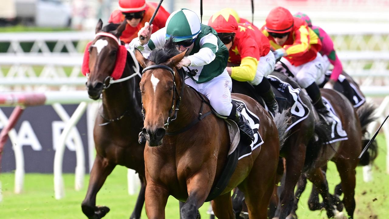 Sunrays has ticked the 1500m box after winning the Show A Heart at Eagle Farm on Saturday. Picture: Trackside Photography