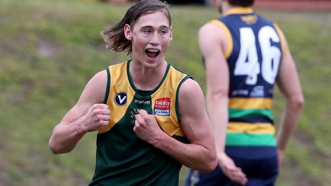 Alex Emery booted three goals in Trinity’s loss to Caulfield Grammarians.