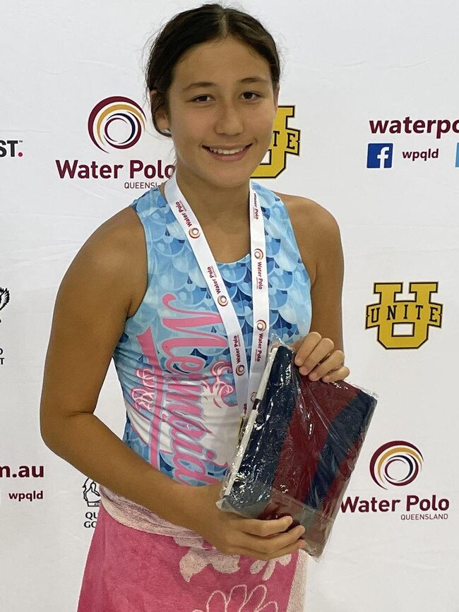 Nadia Comben was the under 14 goalie of the youth championships this year.