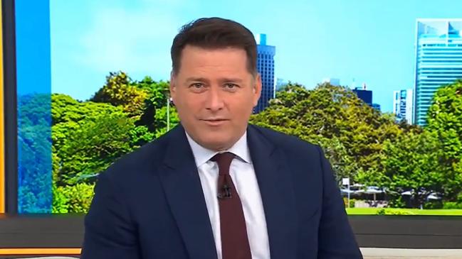 Karl Stefanovic has returned to Today as host.