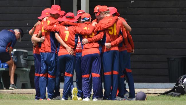 Sunshine Coast Scorchers under-17 Taverners 24/25 team. Picture: Peter Town.