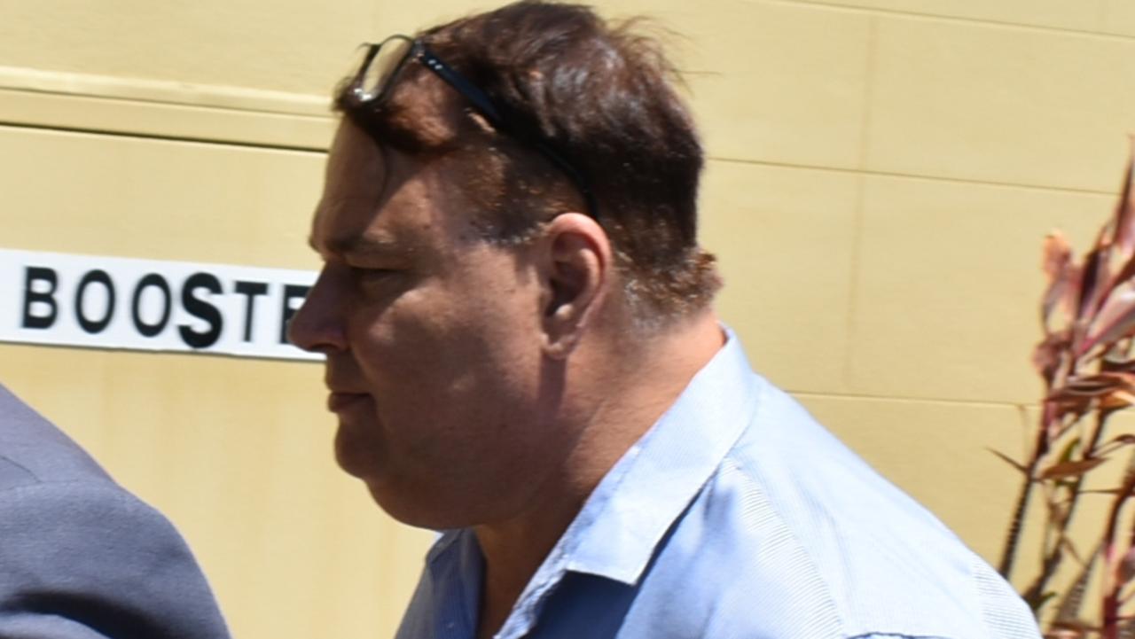 Gregory Mark Benjamin, 59, walks free from Mackay District Court after he was placed on a wholly suspended sentence for child grooming and possessing child exploitation material. Picture: Duncan Evans