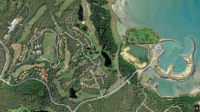 Fullshare owns a marina, golf course, hotel, villas, country club, tennis courts and pools at Laguna Whitsundays. Picture: Google Maps