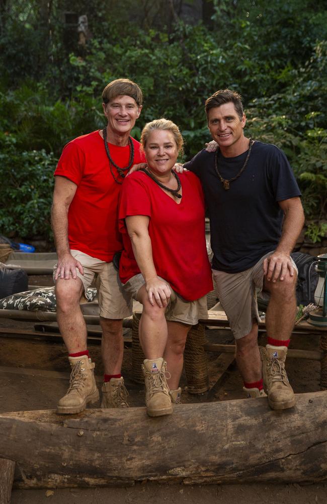 Richard Reid, Yvie Jones and Shane Crawford ahead of the I'm A Celebrity... Get Me Out Of Here! finale on Sunday night. Photo: Channel 10