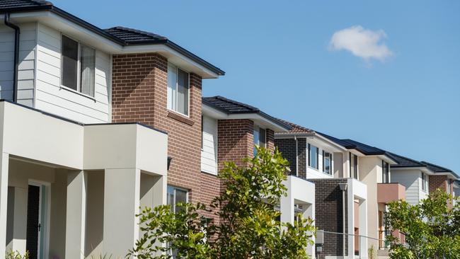 Rising interest rates could hit the Albanese government’s ambitious one million new home target, warned the Housing Industry Association Picture: David Swift/NCA NewsWire