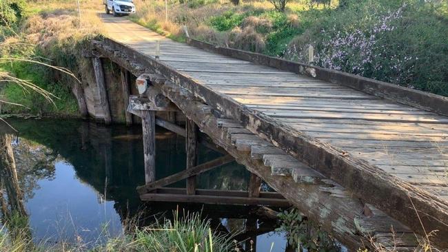 Kyogle Council has been forced to close a bridge on Wyndham Road after a main structural element failed.