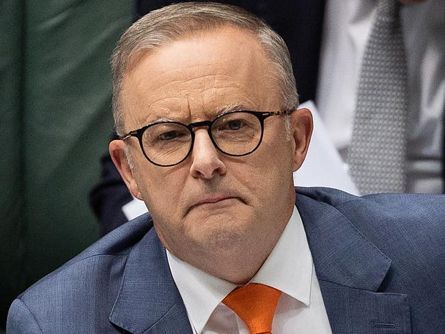 CANBERRA, AUSTRALIA - NewsWire Photos MARCH 6, 2023: Prime Minister Anthony Albanese with Opposition Leader Peter Dutton during Question Time in the House of Representatives in Parliament House Canberra.Picture: NCA NewsWire / Gary Ramage