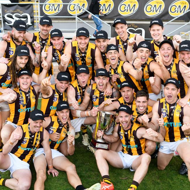 Wangaratta Rovers downed Yarrawonga by three points in the Ovens &amp; Murray league grand final at Lavington. Picture: Benjamin deOleveira