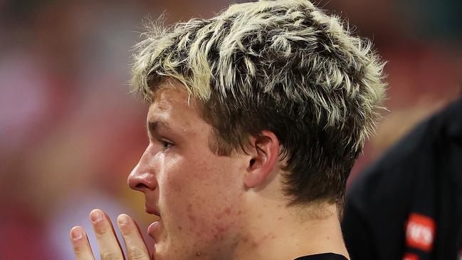 Jack Ginnivan has been suspended for two matches. Picture: Mark Kolbe/AFL Photos