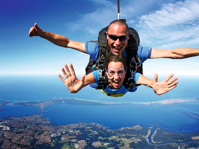 Experience Co - skydiving. Picture: Supplied