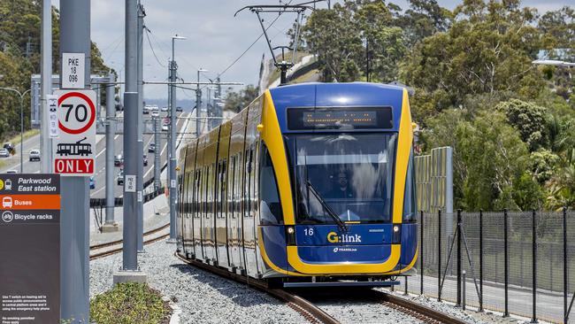 The Gold Coast Light rail has proven popular Picture: Jerad Williams