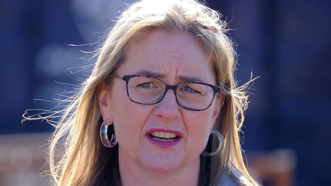 Jacinta Allan insists the future of the North East Link and the West Gate Tunnel Project are not in doubt. Picture: Luis Ascui