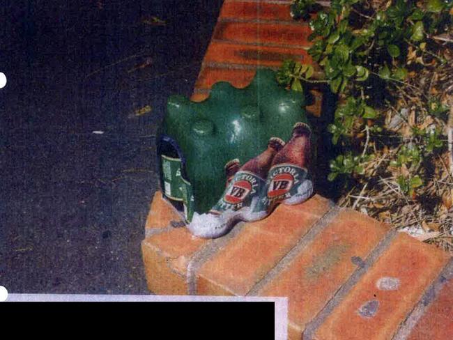 The unopened six-pack of beer seen on a brick ledge on the opposite corner from where David’s body was lying. Had he spoken to someone moments before he was attacked and put down the beer? Or had it been moved?