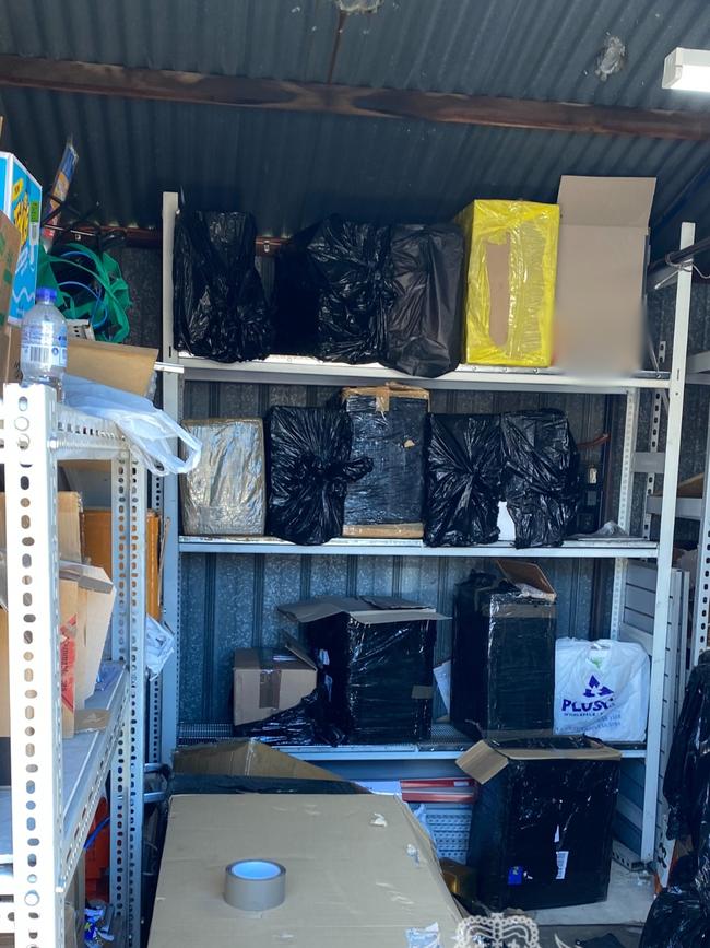 Police have made the largest single retail seizure of illicit tobacco products as part of intensive ongoing Operation Eclipse investigations. Picture: SA Police