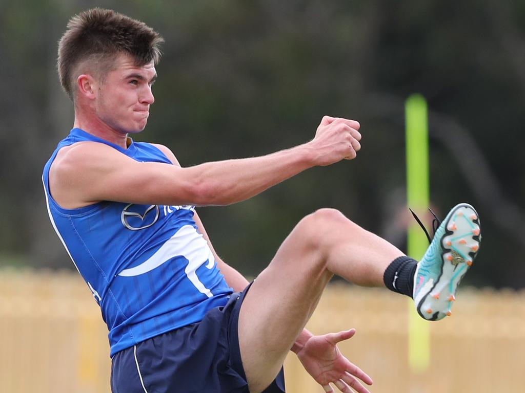 Colby McKercher has been a standout in his first AFL pre-season. Picture: David Crosling