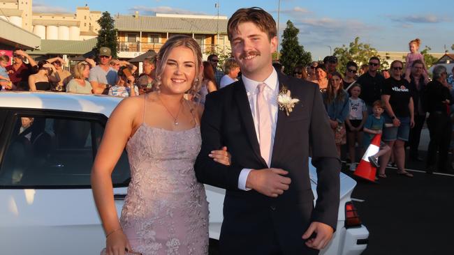 Students arriving at the Kingaroy State High School Formal at Kingaroy Town Hall on November 11.