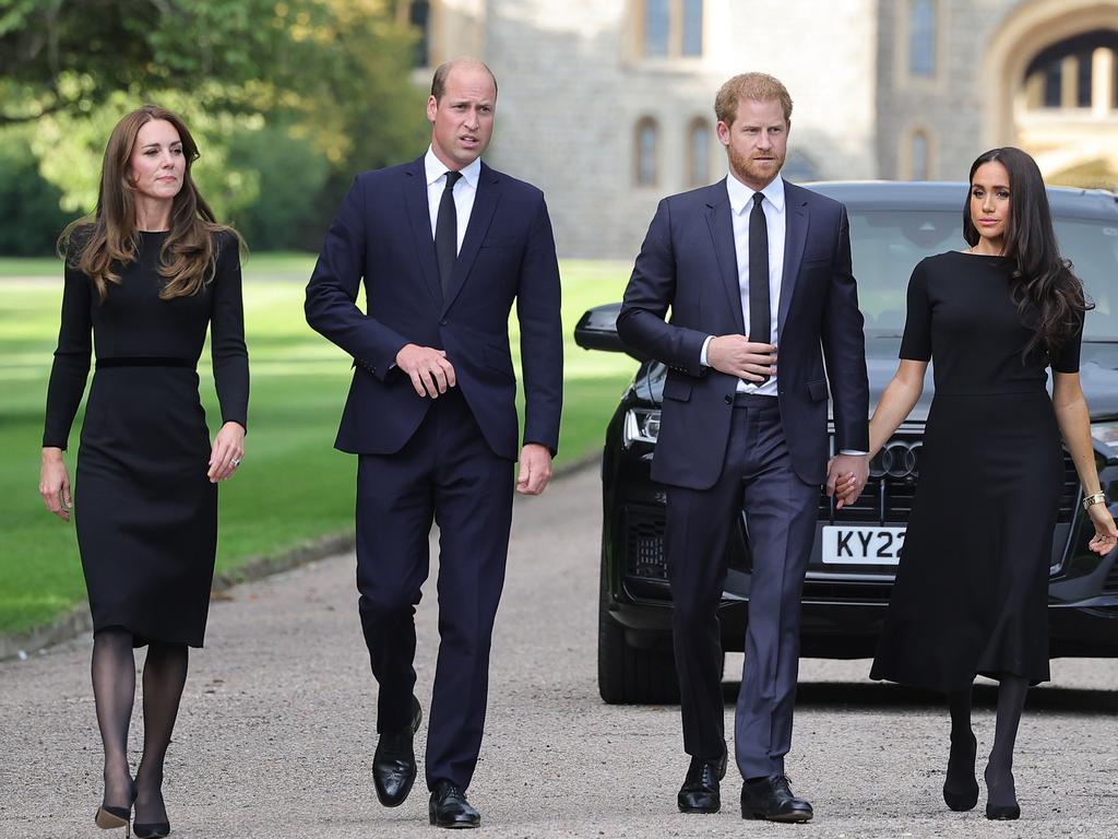 The four royals last saw each other in person when the late Queen passed away. Picture: Chris Jackson/Getty Images